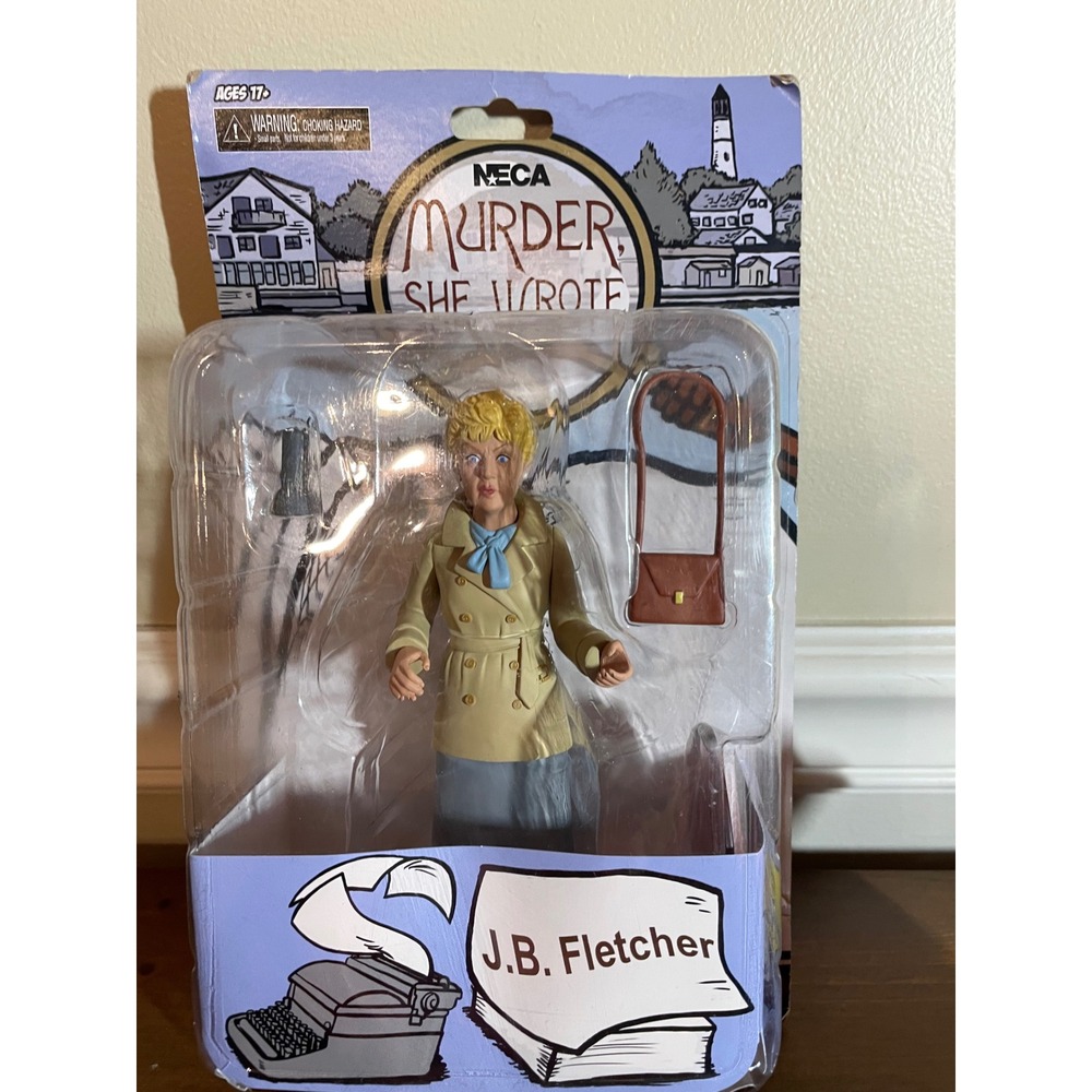 NECA Toony TV Murder She Wrote JB Fletcher Action Figure Jessica Fletcher New